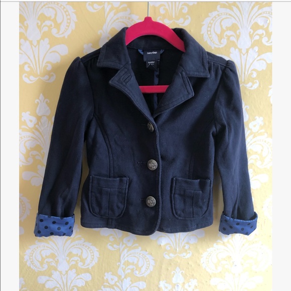 baby navy blazer